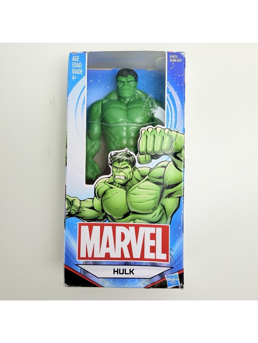 Hasbro Marvel Hulk Action Figure 2016 Green New in Original Box Unopened 6"